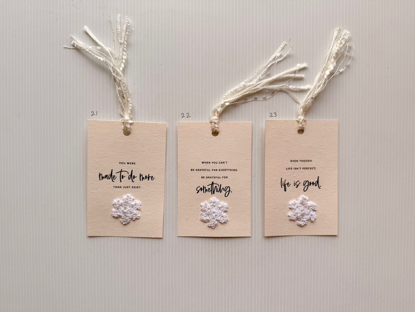 Snowflake Wellness Cards
