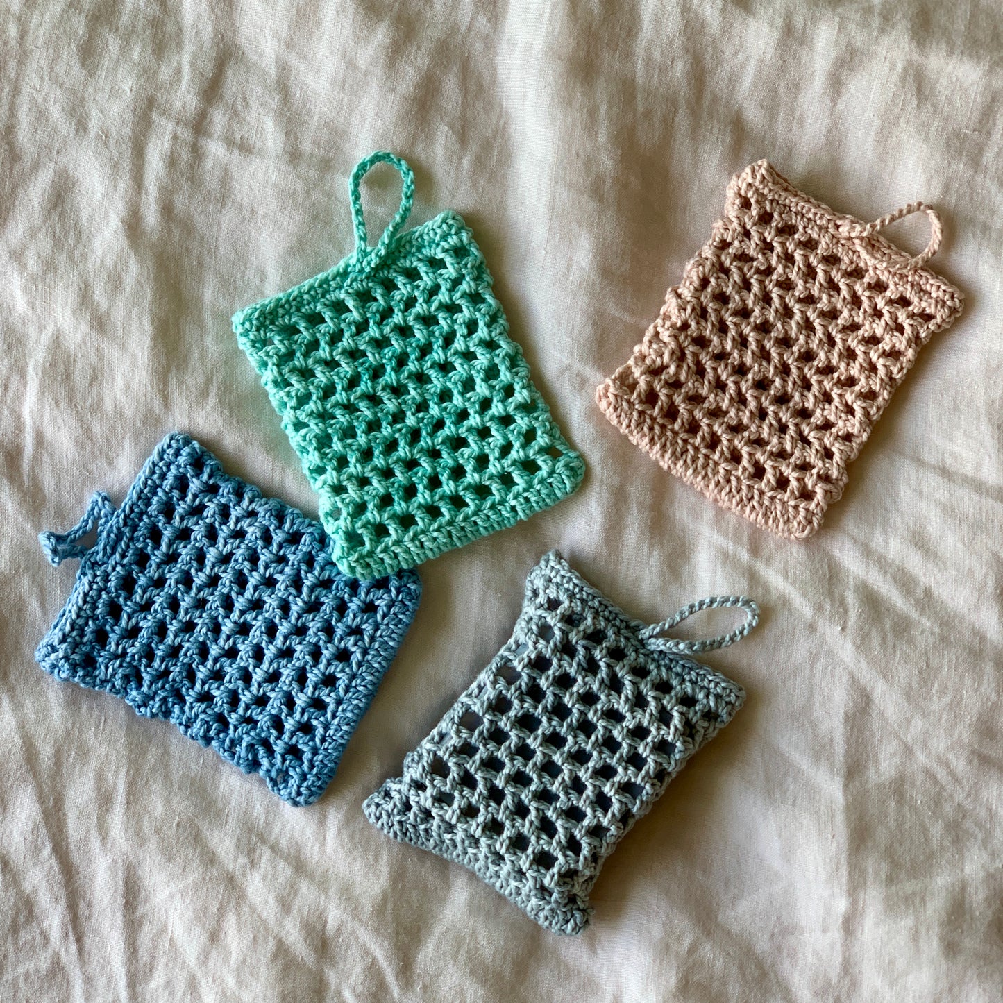 CROCHET PATTERN - Mesh Soap Sack