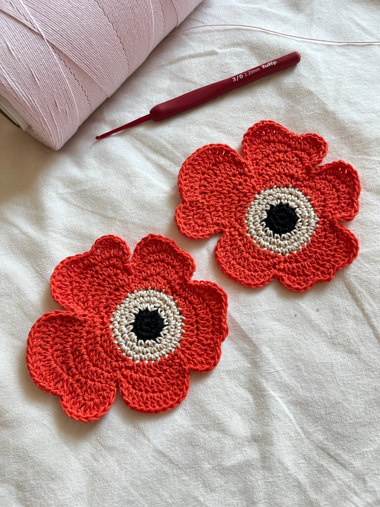 Poppy Coasters (Set of 2)
