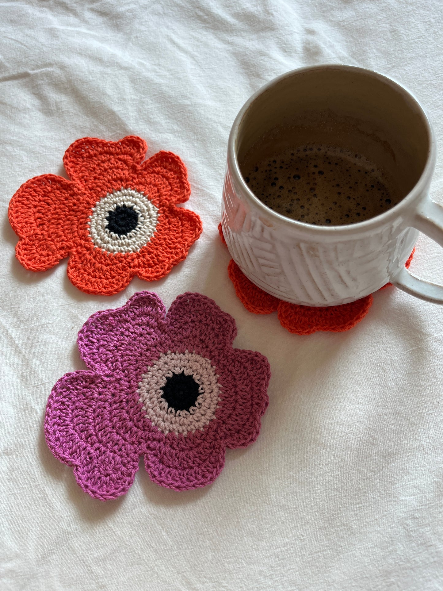 Poppy Coasters (Set of 2)
