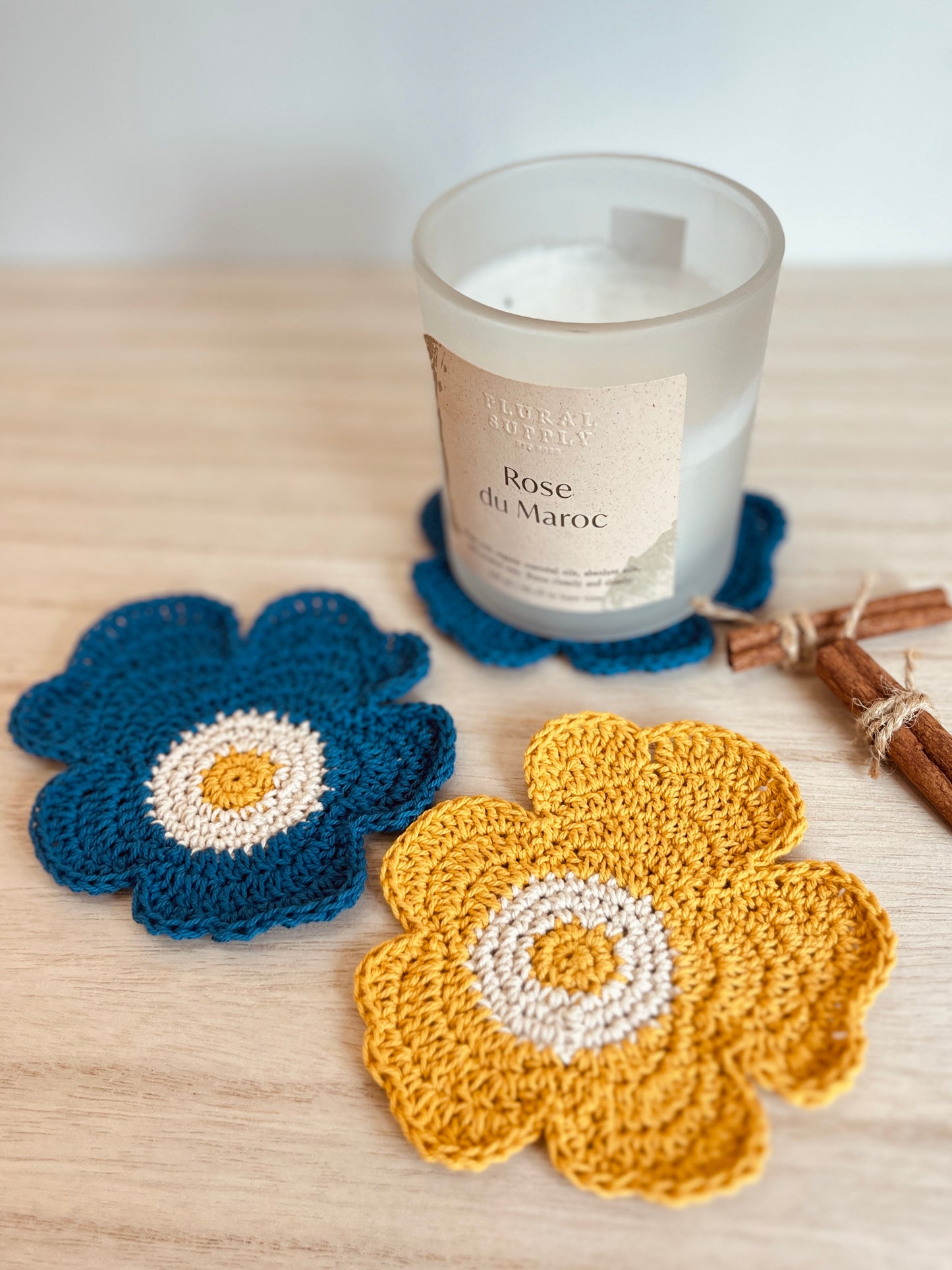 Poppy Coasters (Set of 2)