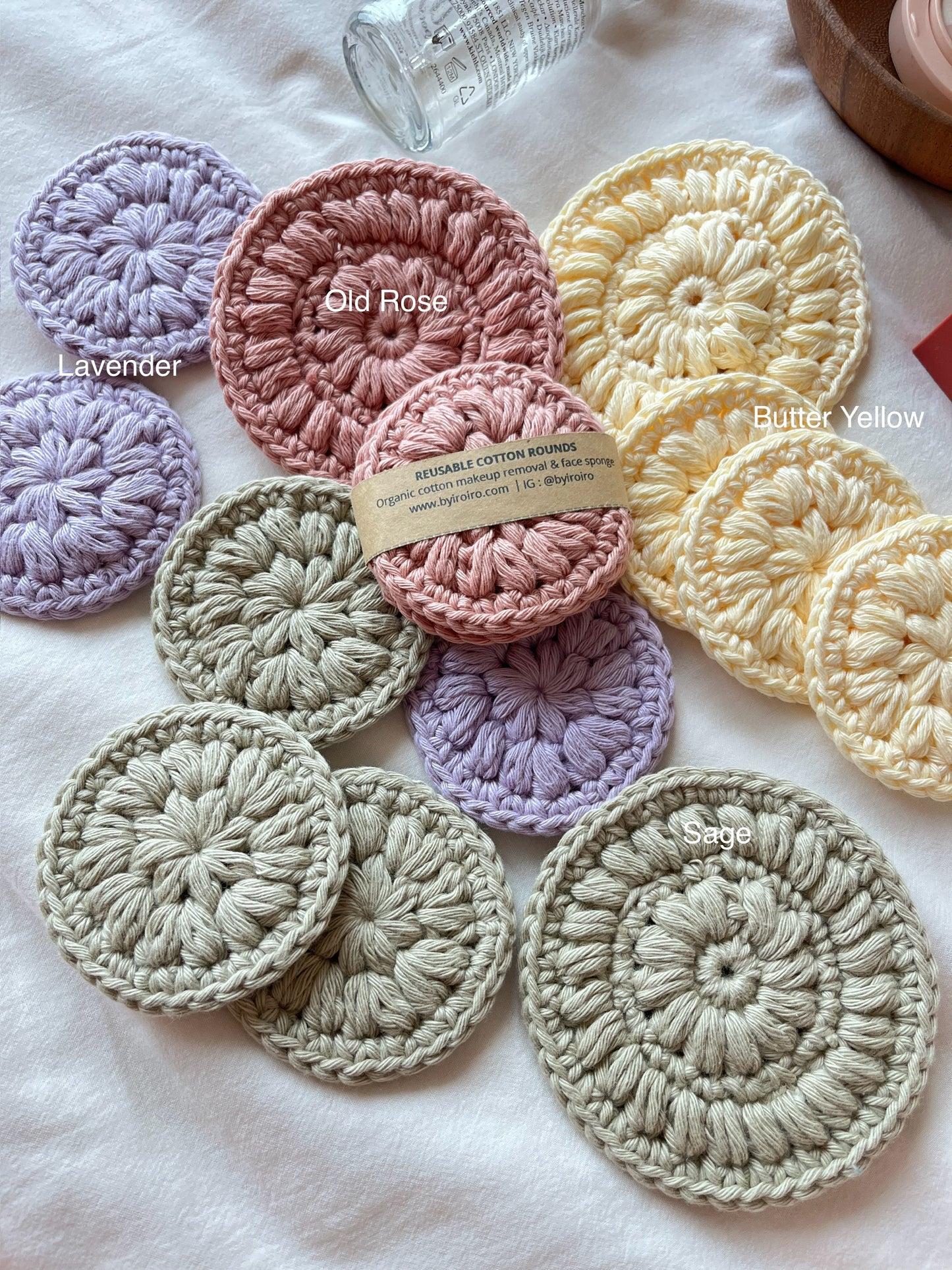 Reusable Cotton Rounds (Set of 3)