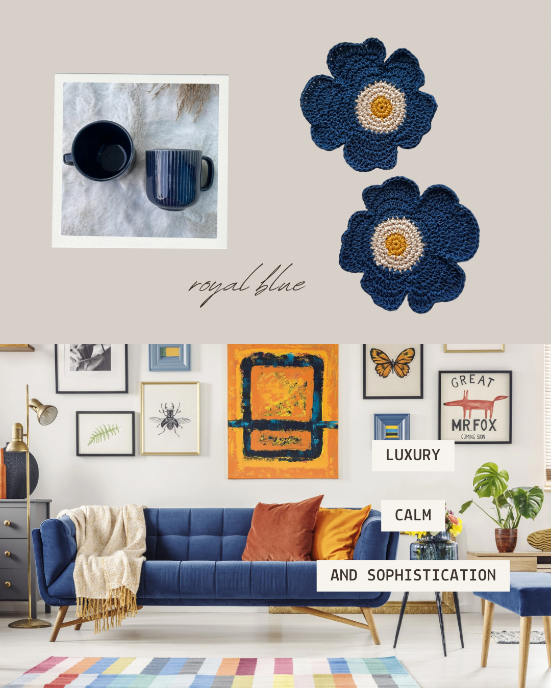 Poppy Coasters (Set of 2)
