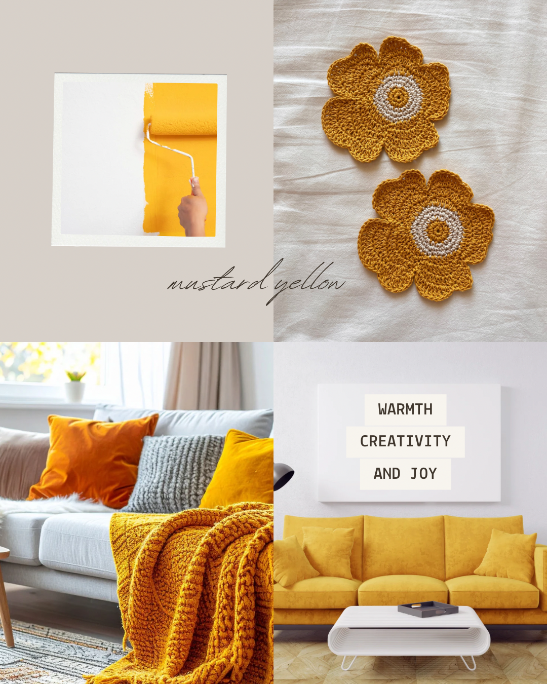 Poppy Coasters (Set of 2)