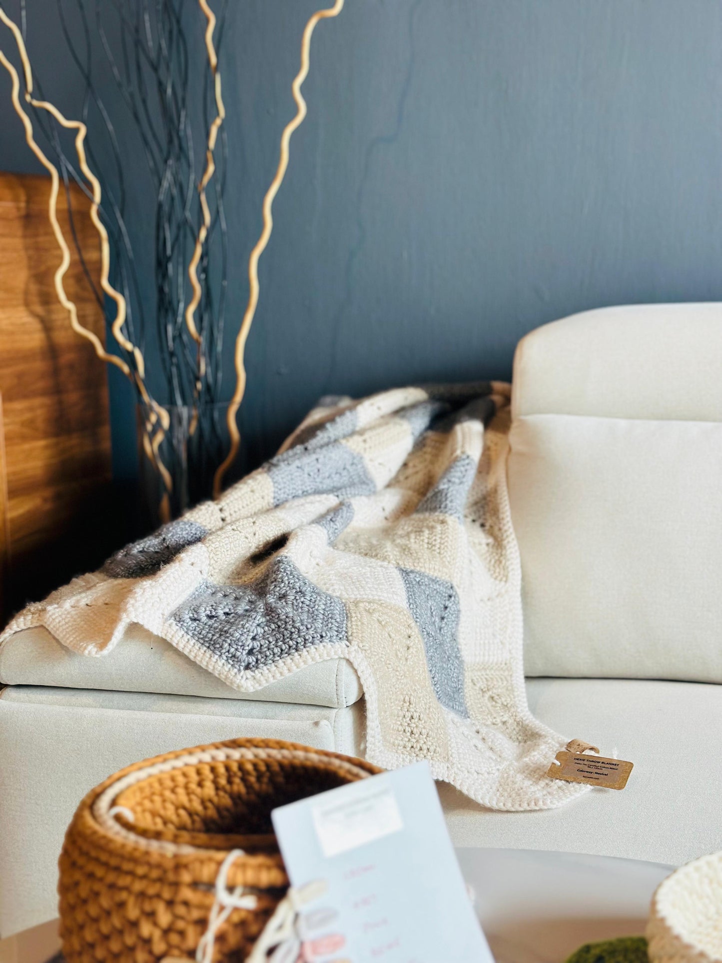 Crochet Hexie Throw Blanket (Custom)