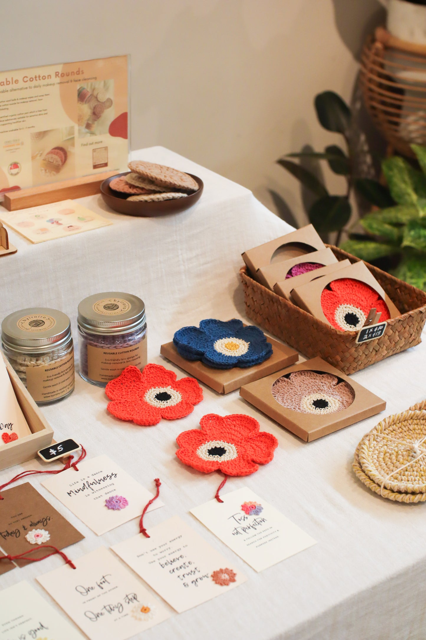 Poppy Coasters (Set of 2)