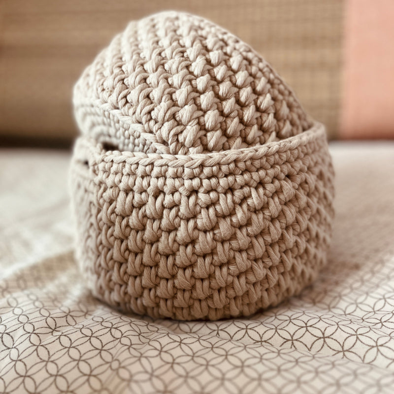 Crochet Storage Basket (L)