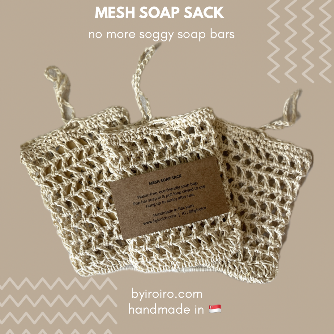 CROCHET PATTERN - Mesh Soap Sack