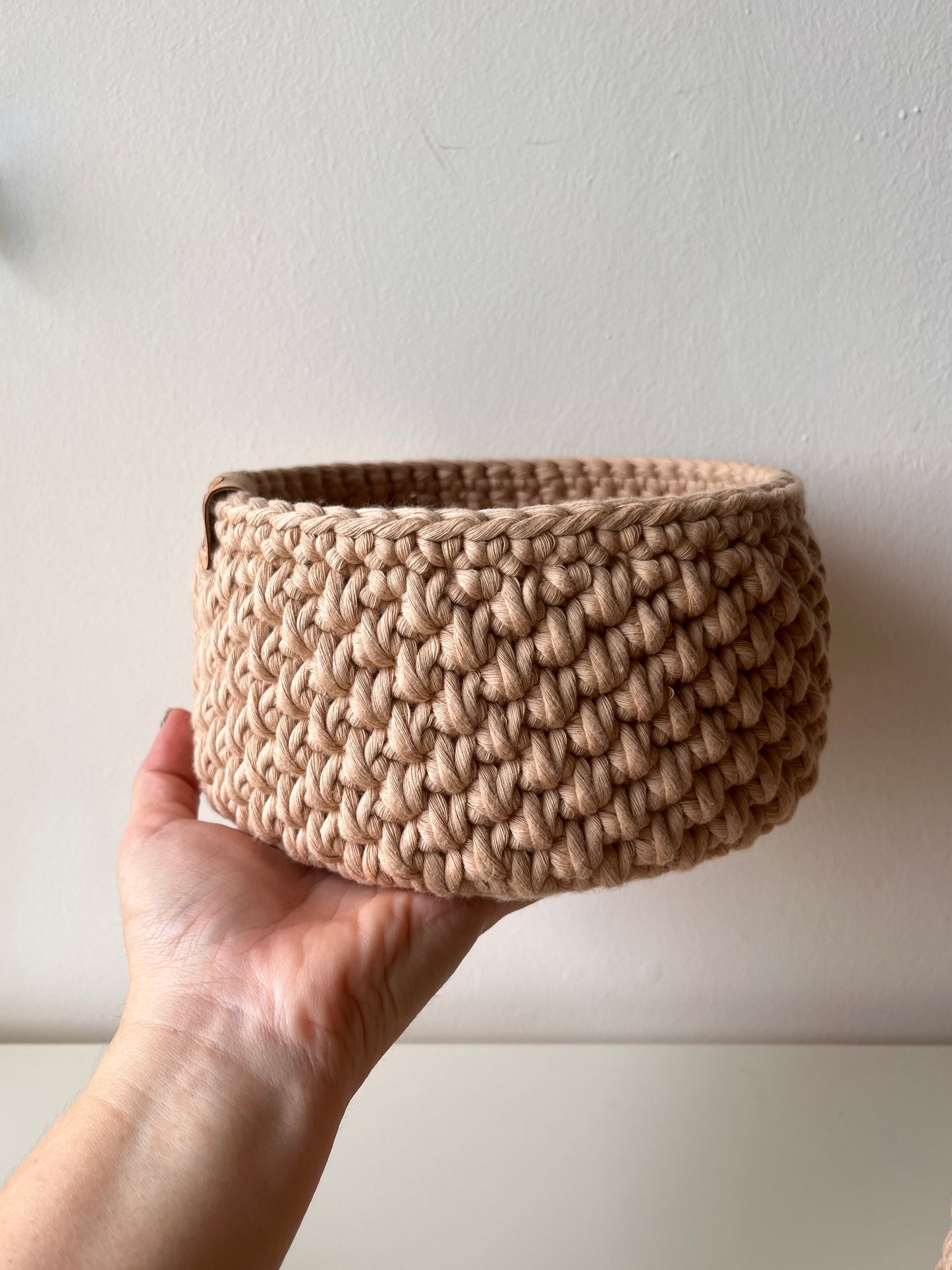 CROCHET PATTERN - Pebbled Storage Basket