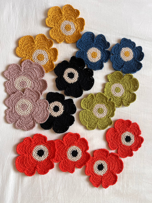 Poppy Coasters (Set of 2)