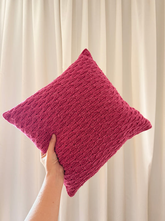 Textured Cushion Cover - Raised Waves