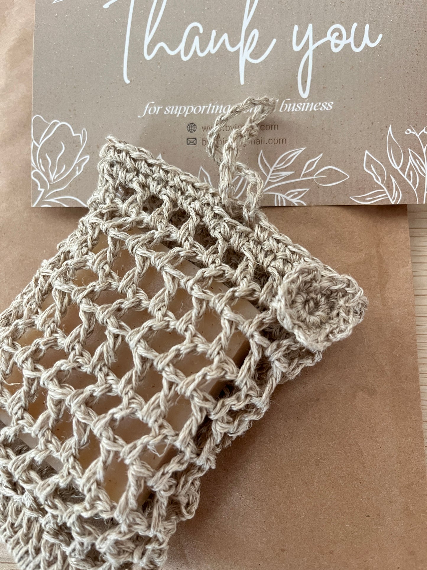 CROCHET PATTERN - Mesh Soap Sack