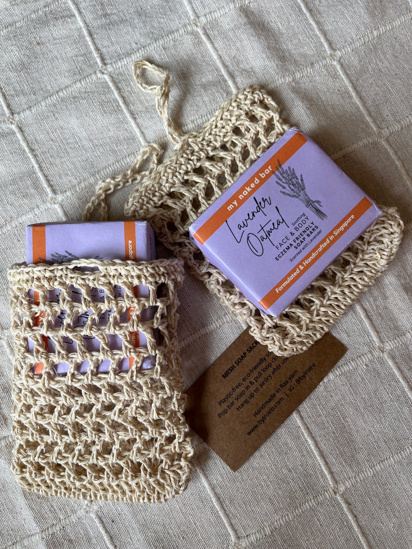 CROCHET PATTERN - Mesh Soap Sack