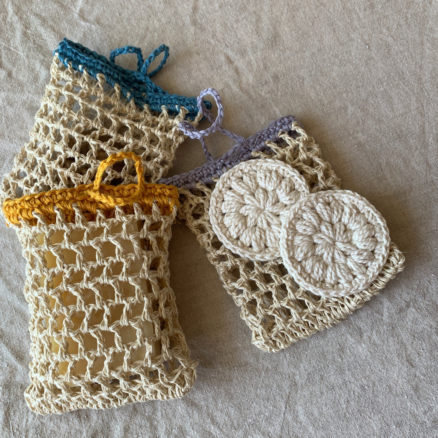 CROCHET PATTERN - Mesh Soap Sack
