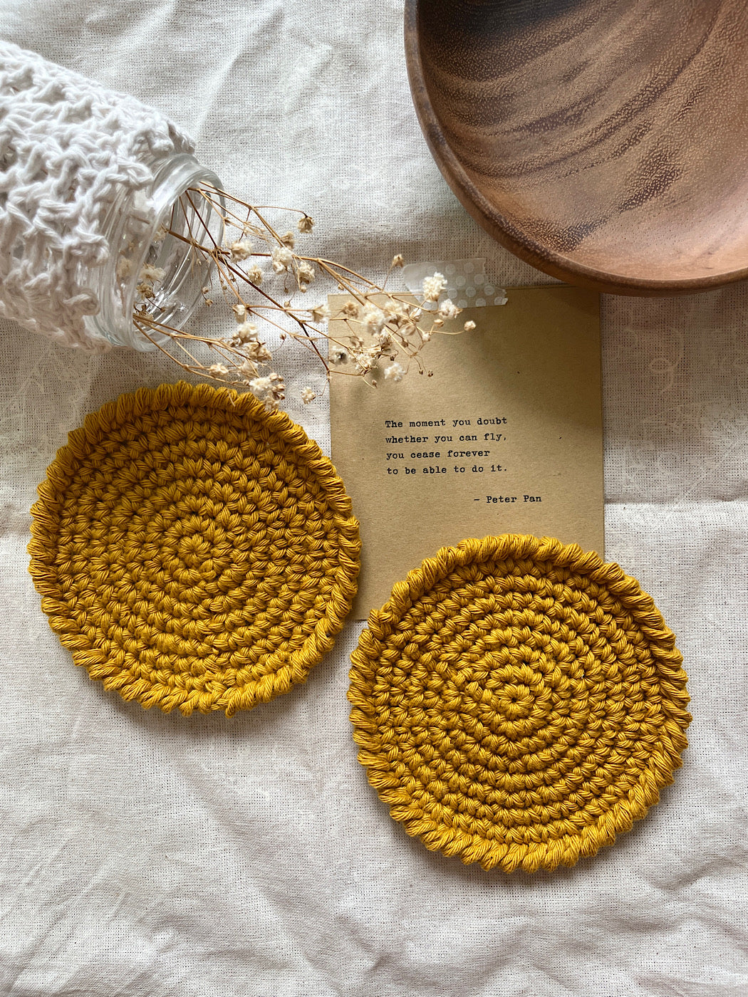 CROCHET PATTERN - Modern Crochet Coaster