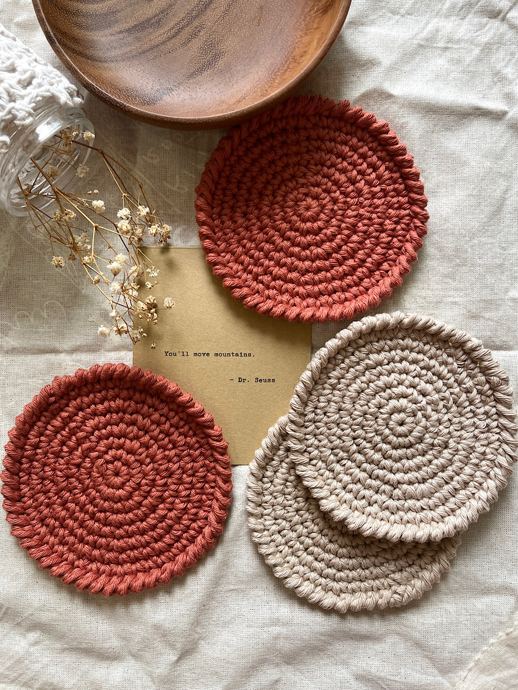 Modern Organic Coasters (Set of 2 / 4)